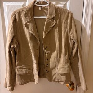 St. John's Bay Beige Corduroy Blazer